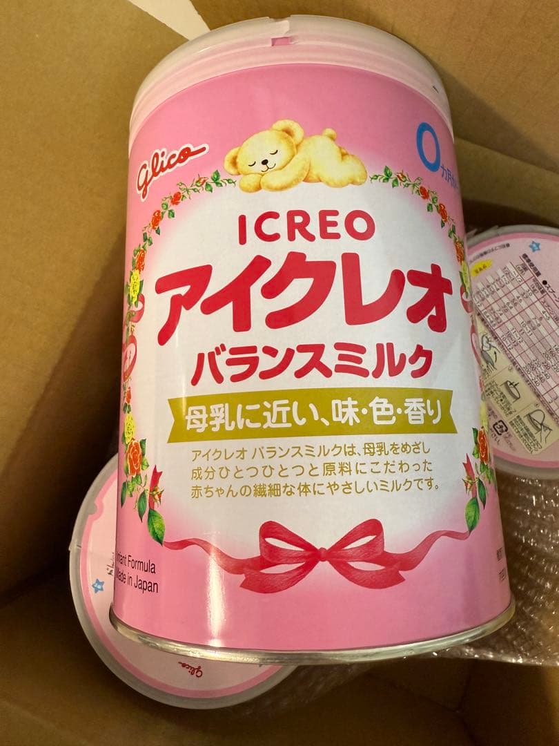 ICREO バランスミルク 800g 8缶セット