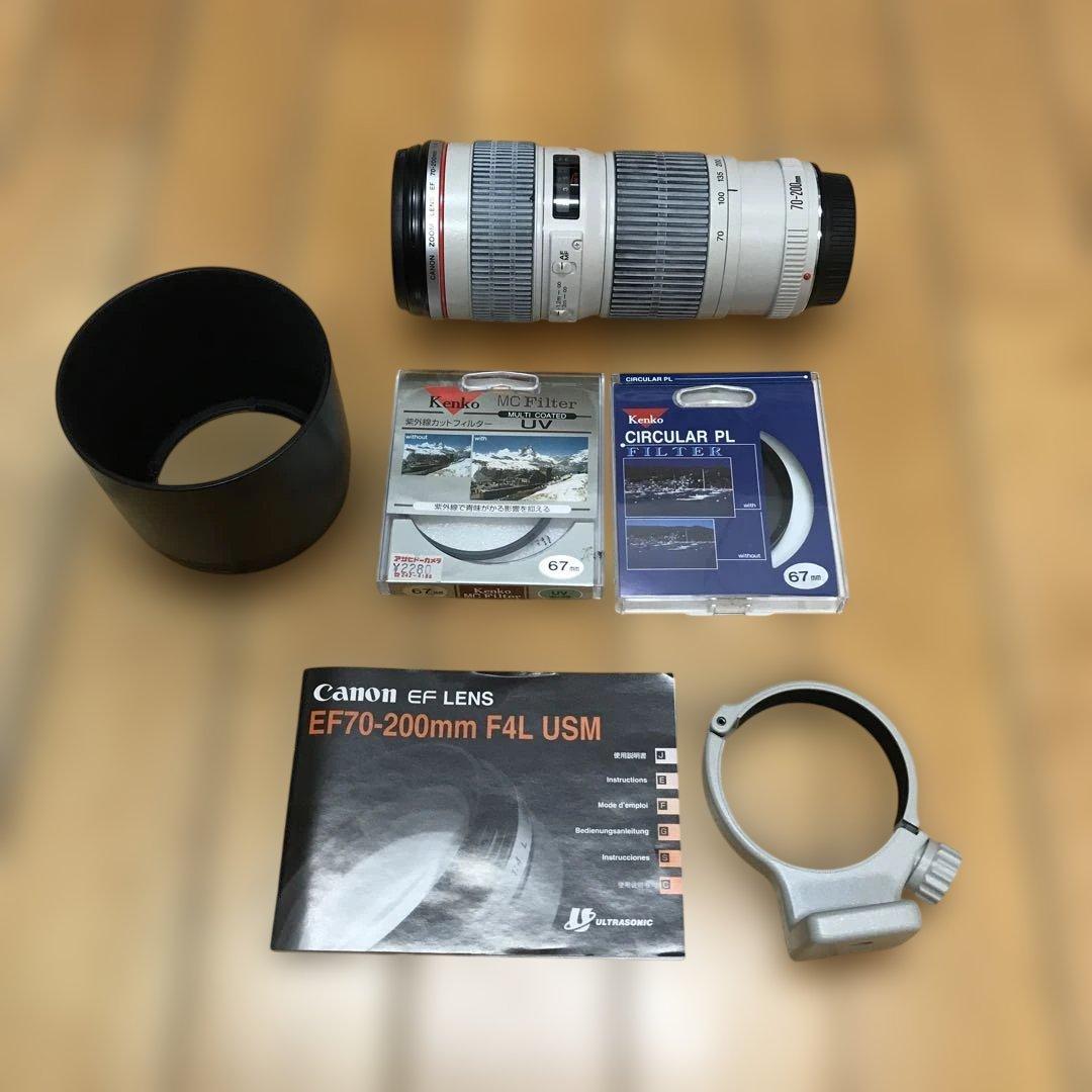 Canon EF 70-200mm F4L USM 三脚台座　レンズフード