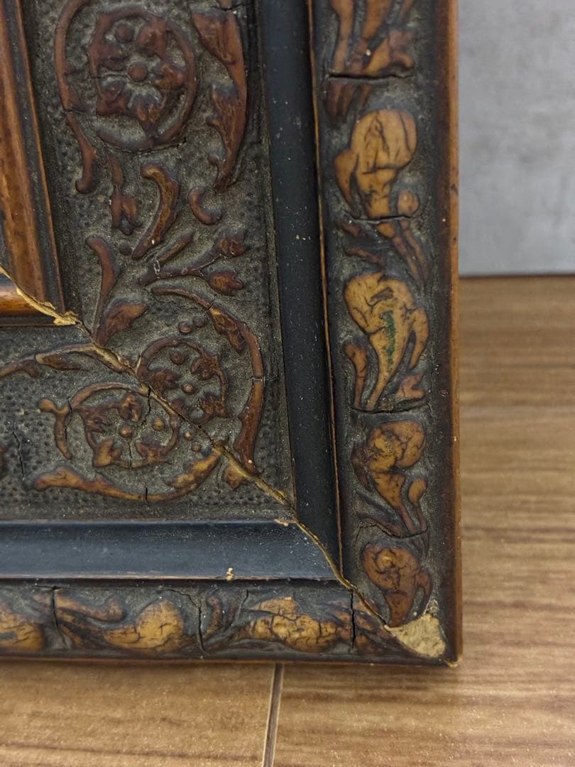 聖遺物 レリクアリー アンティーク装飾フレーム フランス ブロカント 宗教