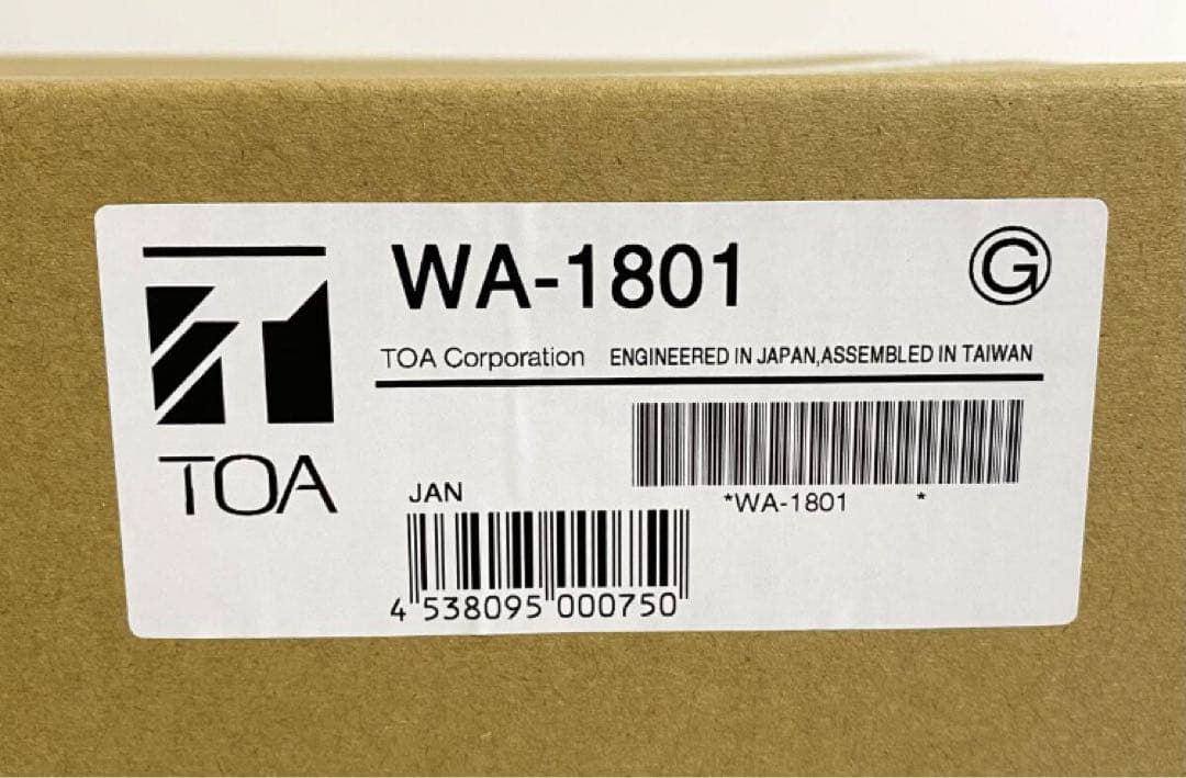 新品 TOA WA-1801 ワイヤレススピーカー ポータブルスピーカー