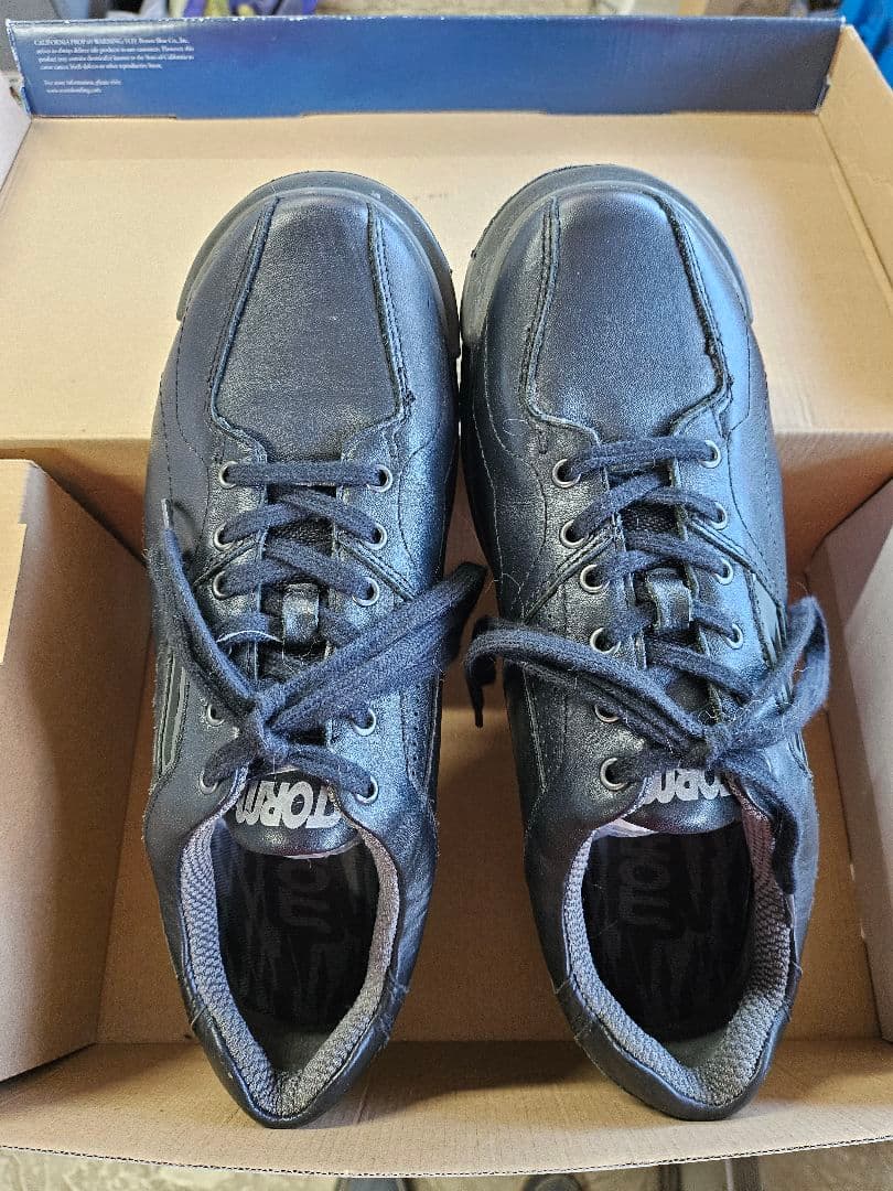 SP900-1 ボウリングシューズ 9 2W ブラック/グレー/シルバー