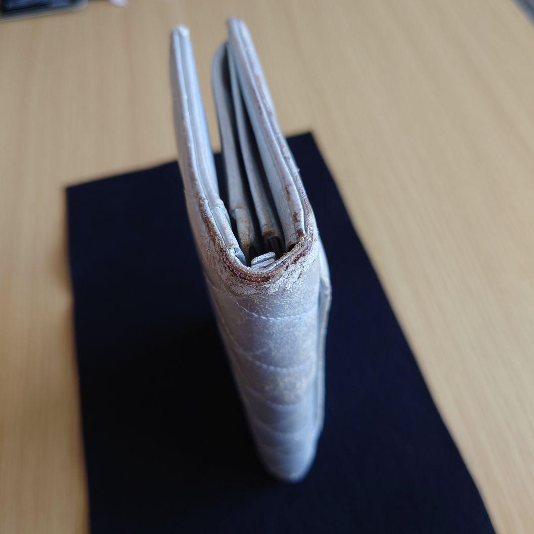 シャネル マトラッセ ラムスキン 長財布 シルバー