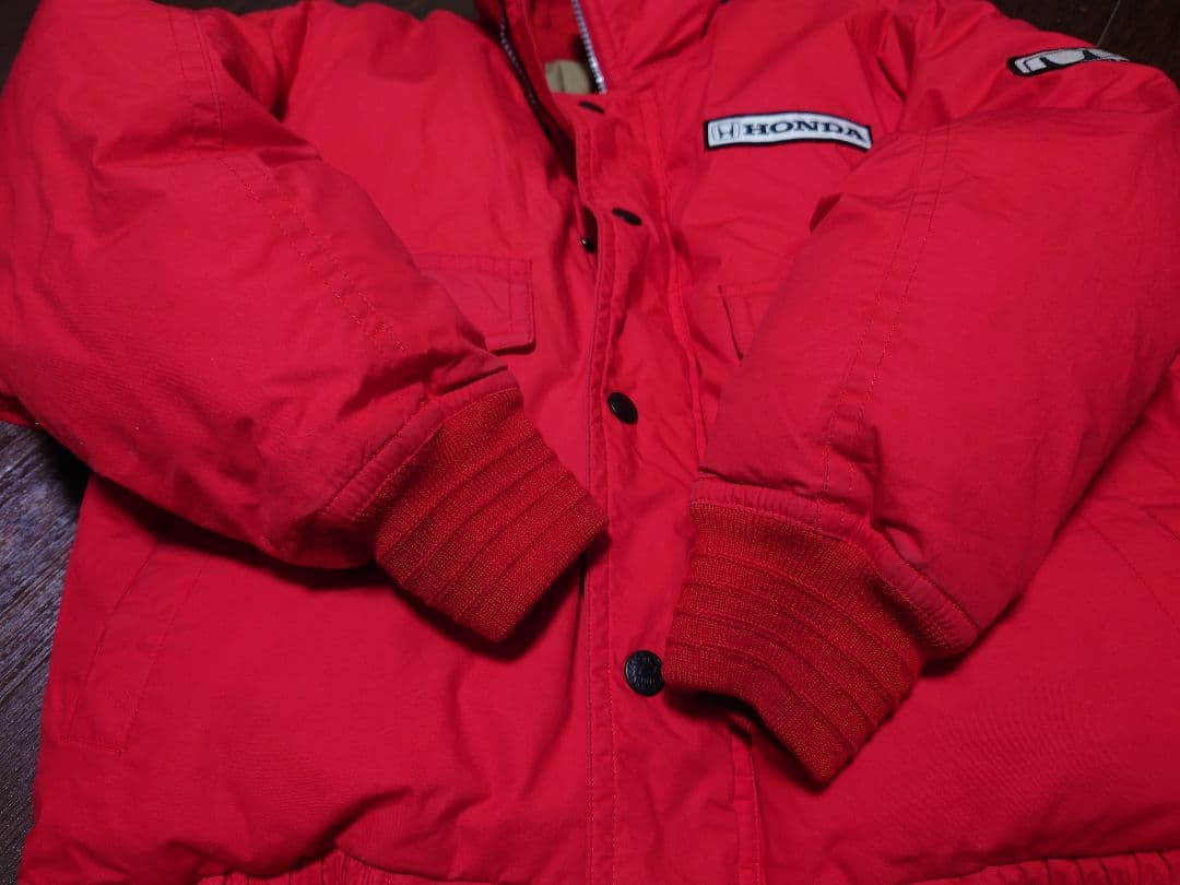 HONDA F1 RACING TEAM ダウンジャケット レッド