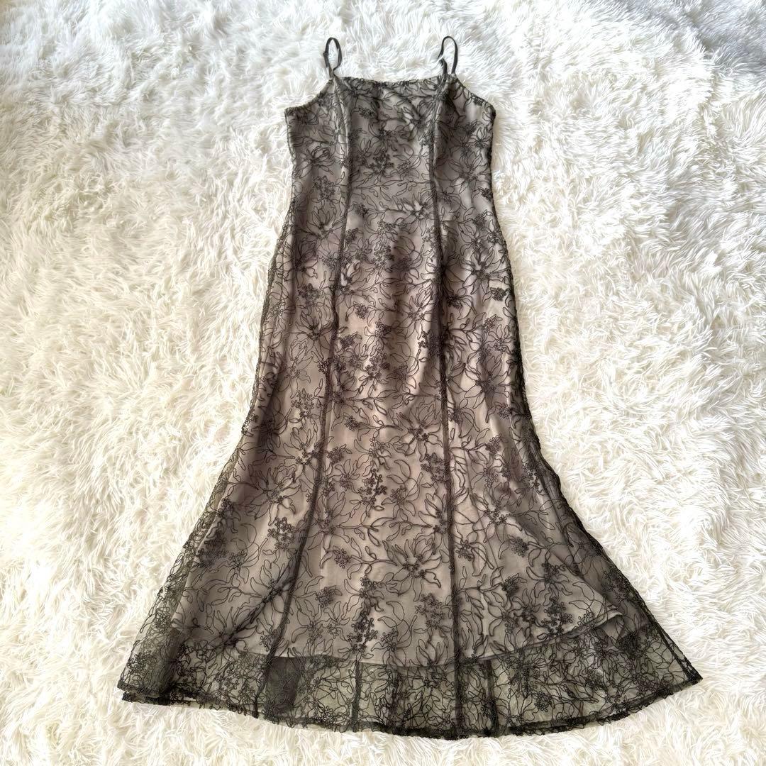 【新品未使用】Lejaレジャ　マーメイドキャミワンピース　カーキ　Mサイズ