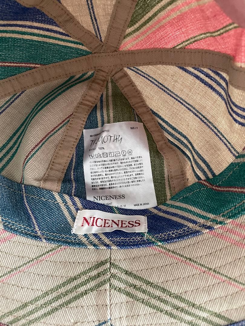 NICENESS TIMOTHY MULTIカラー ハット