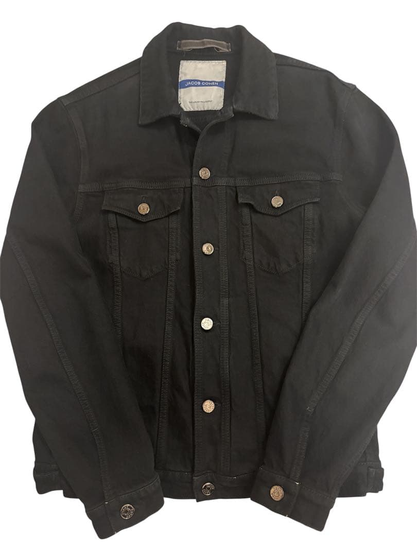 JACOB COHEN ブラックデニムジャケット　定価約9.8万円