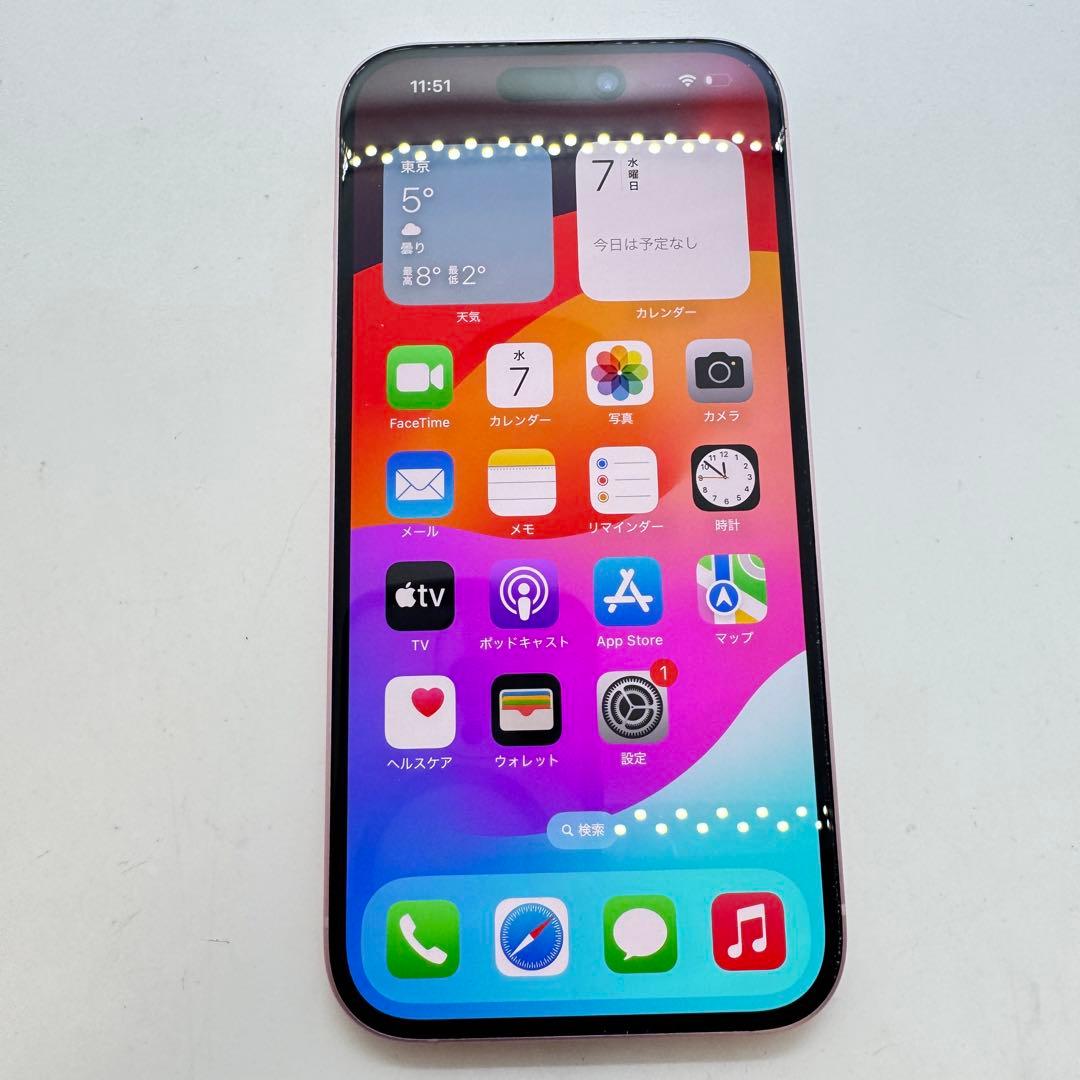 【SIMフリー】 iPhone 15 256GB 本体 動作確認済み