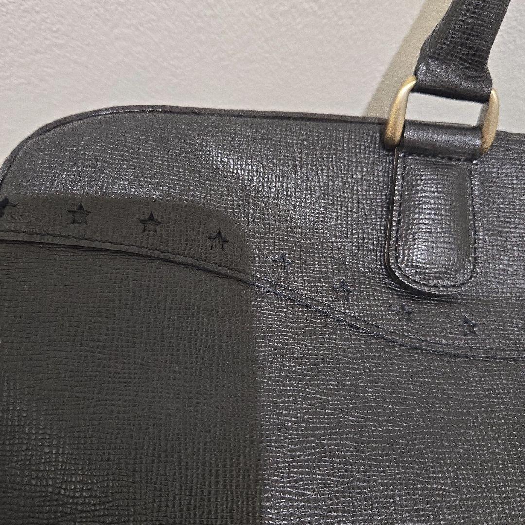 イビサ ブリーフバッグ シュリングレザー 黒 ユニセックス✨