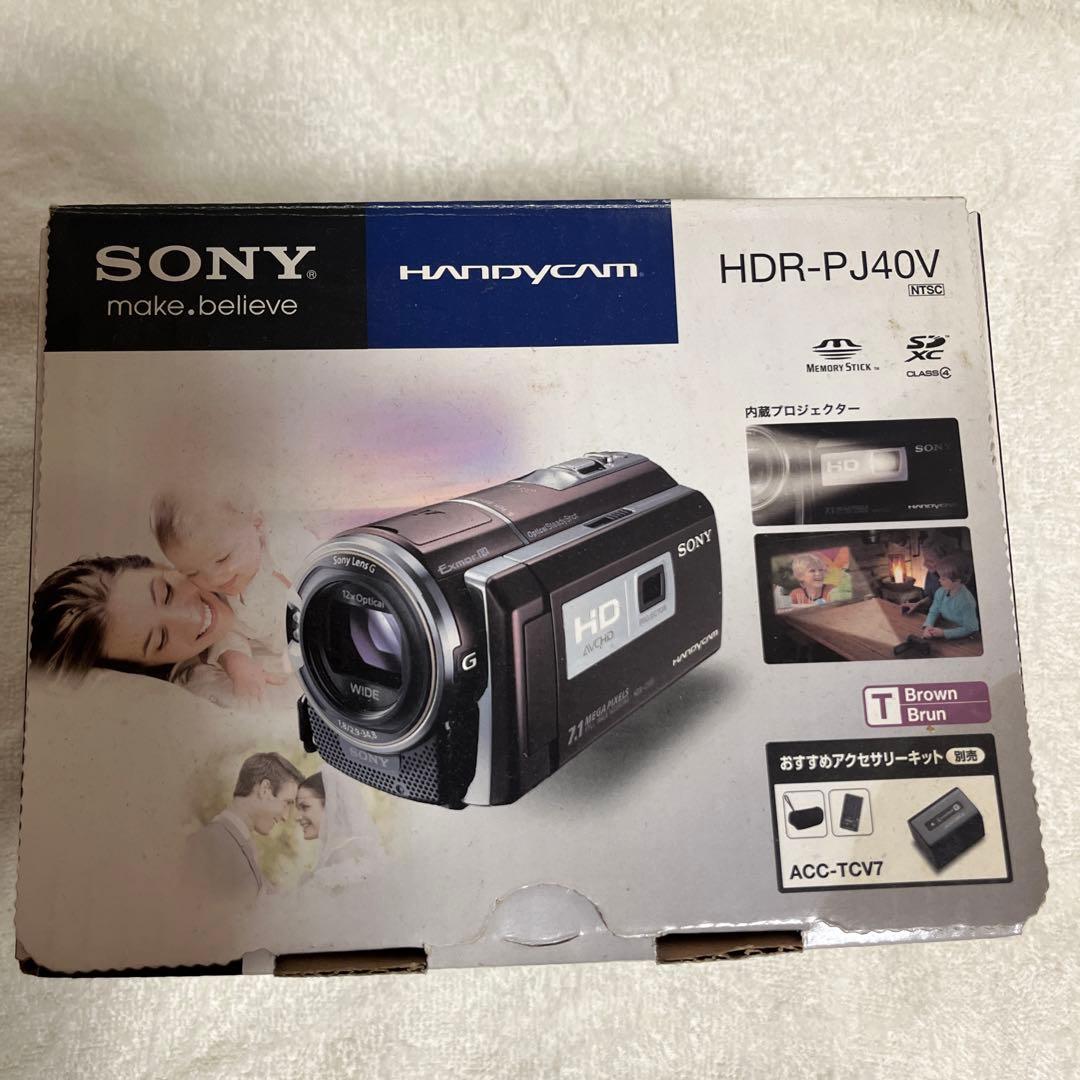 SONY HDR-PJ40V ハンディカム フルHD 新品
