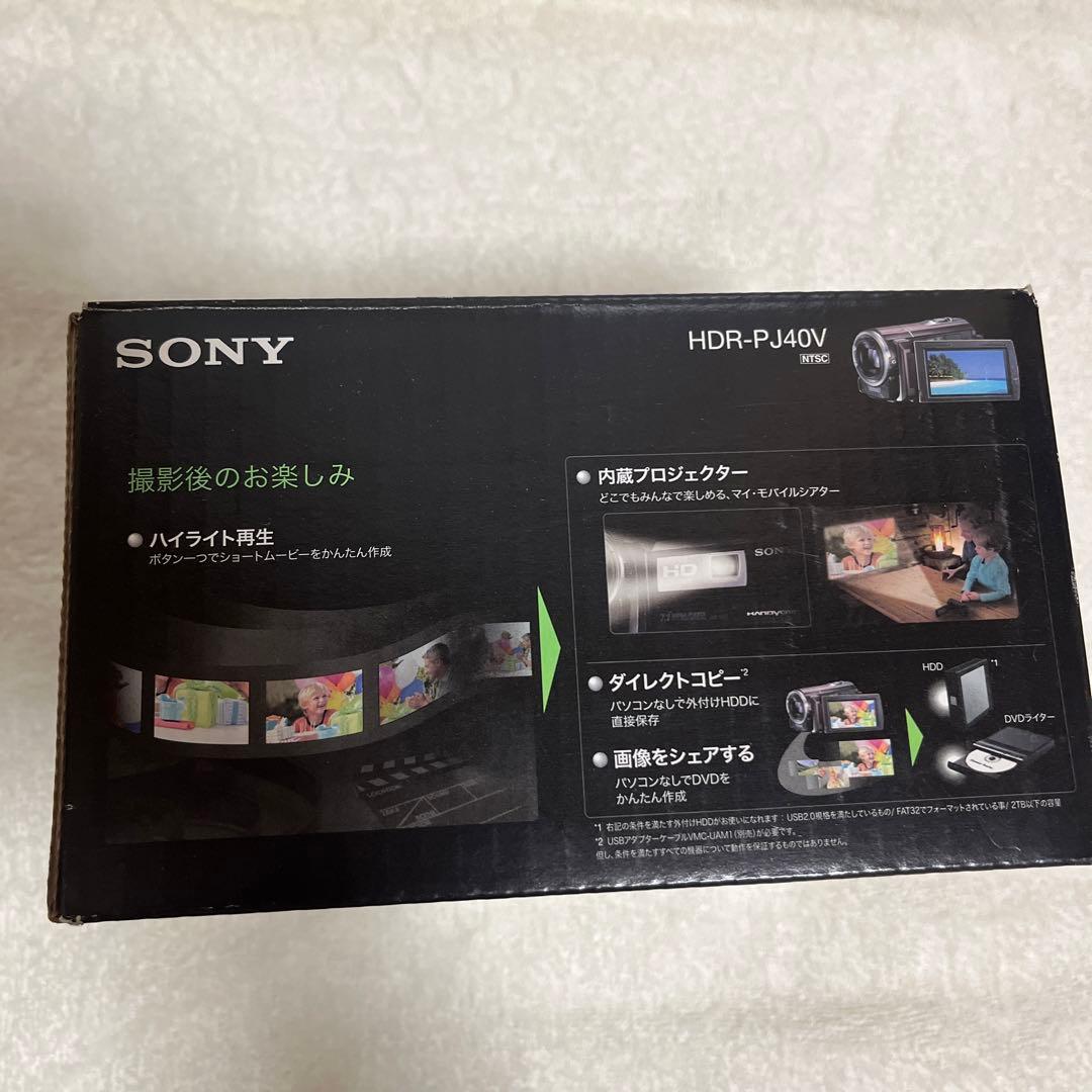 SONY HDR-PJ40V ハンディカム フルHD 新品