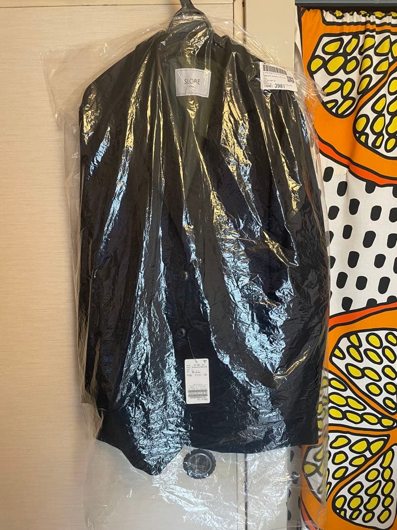 SLOBE IENA PE SHARK ビッグジャケット　ブラック