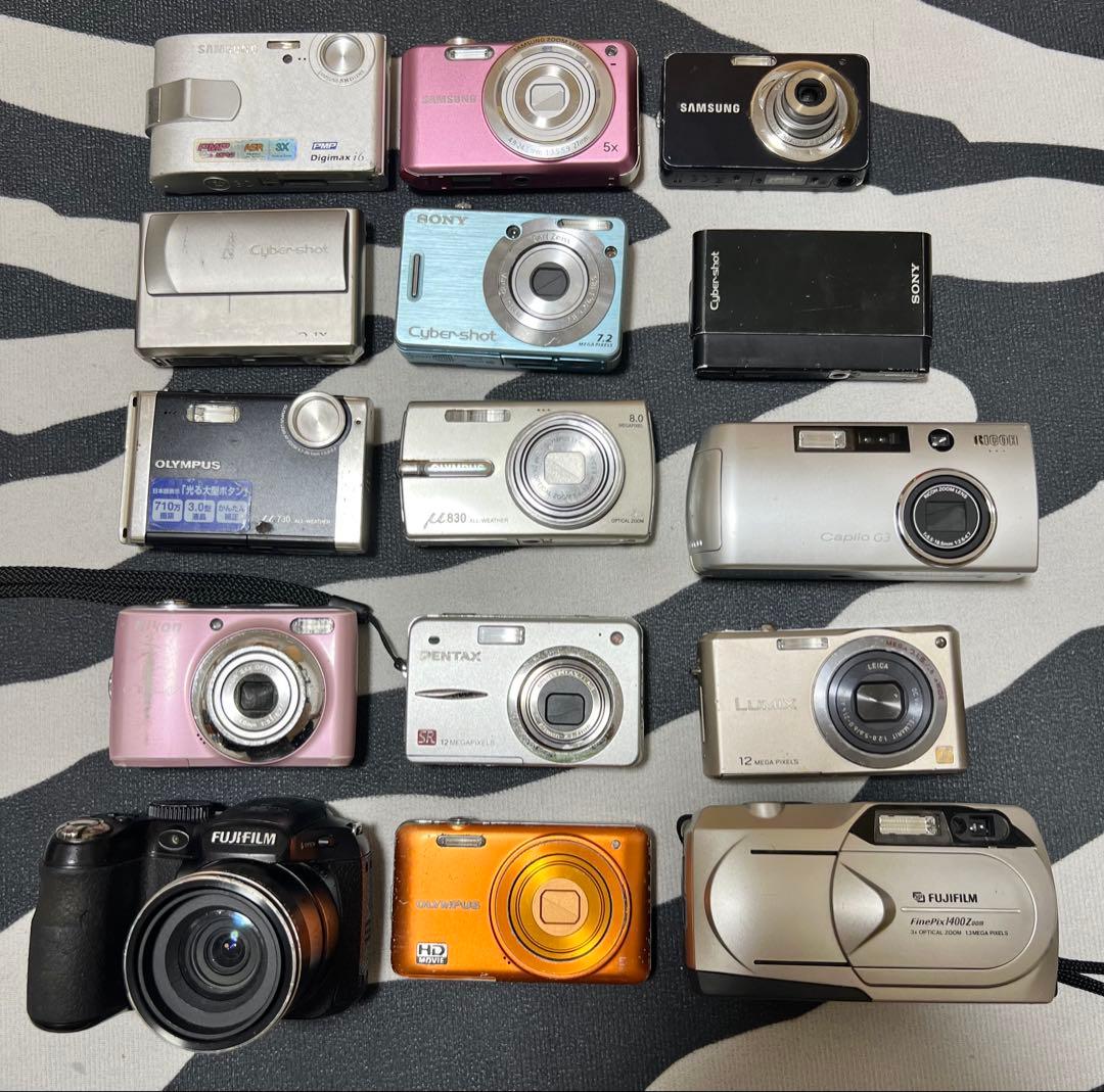 デジタルカメラまとめ売り　15台　ジャンク　動作未確認