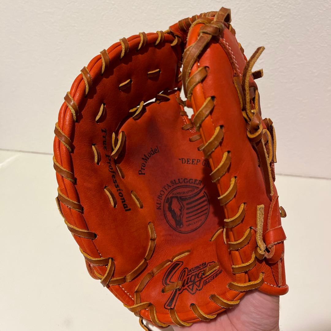スラッガー Aggressive オレンジ 硬式グローブ