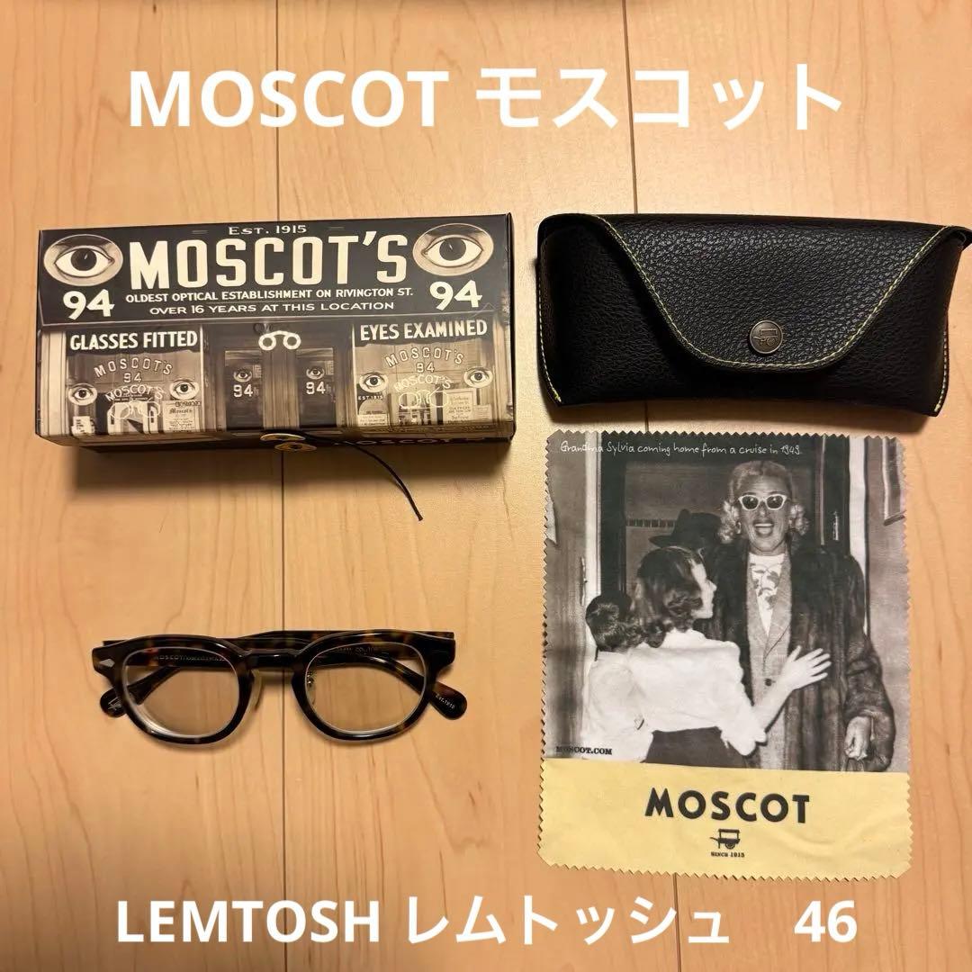 MOSCOT モスコット レムトッシュ 46 TORT メタルアームパット