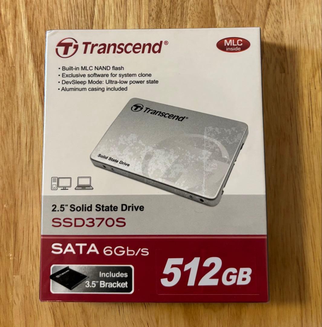 内蔵型SSD TRANSCEND SSD370S 512GB TS512GSSD370S