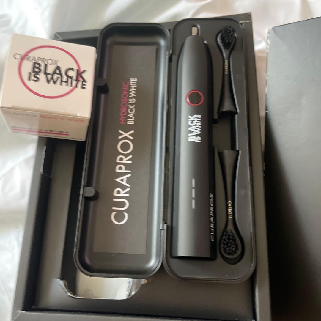 CURAPROX BLACK IS WHITE 電動歯ブラシ本体歯磨き粉