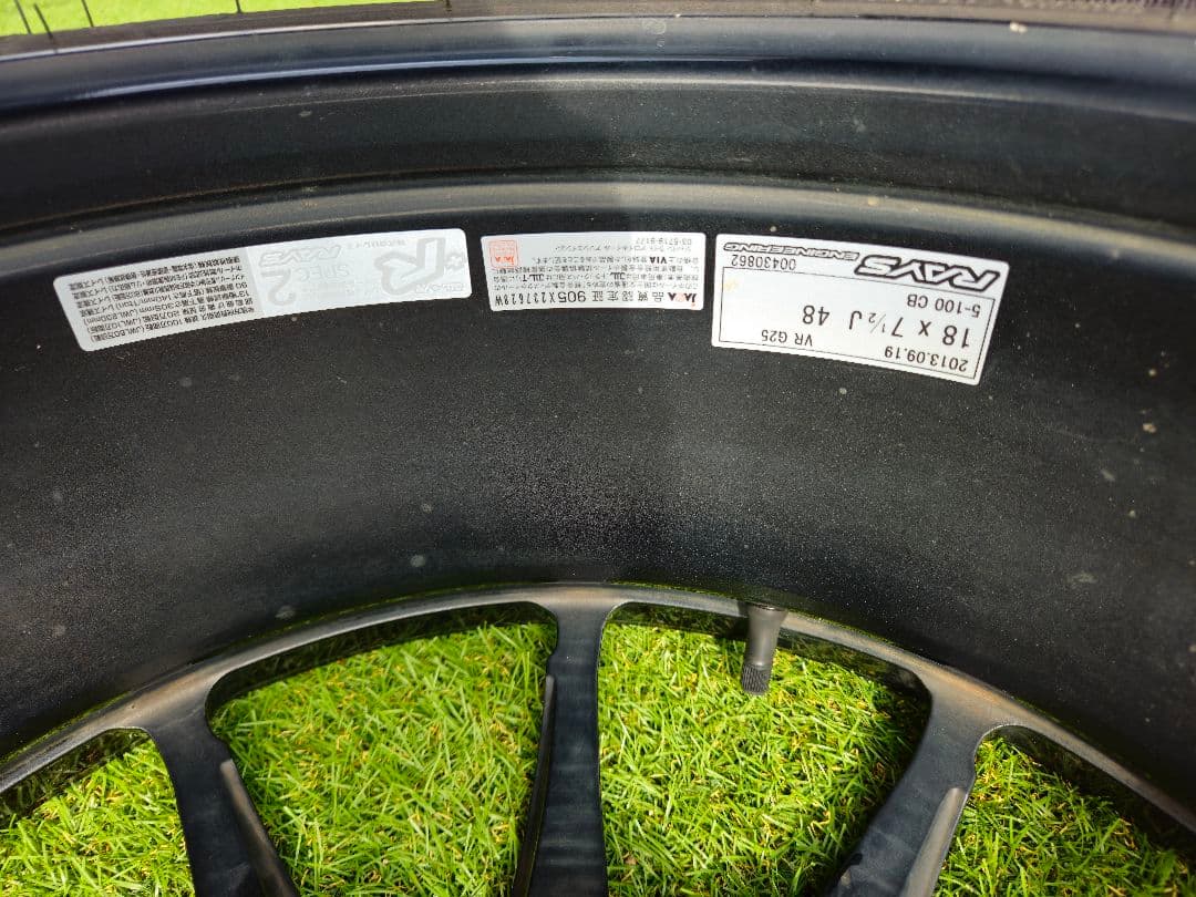 レイズ RAYS ボルクレーシング VOLK RACING G25 鍛造ホイール