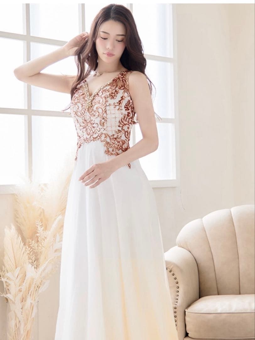 IRMA イルマ スパンコール Aライン ロングドレス キャバドレス