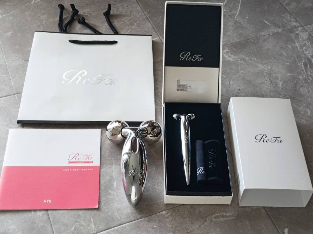 ReFa リファ エス カラット 美顔器 コンパクトローラー 収納袋 箱 セット