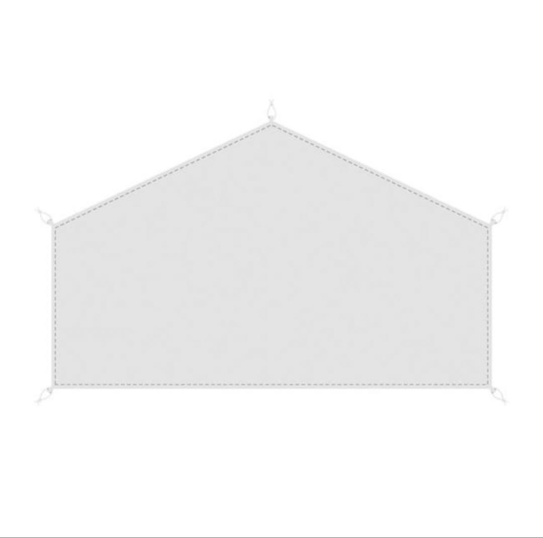 【新品未使用】スノーピーク ヘキサイーズ1 アイボリー グランドシートセット