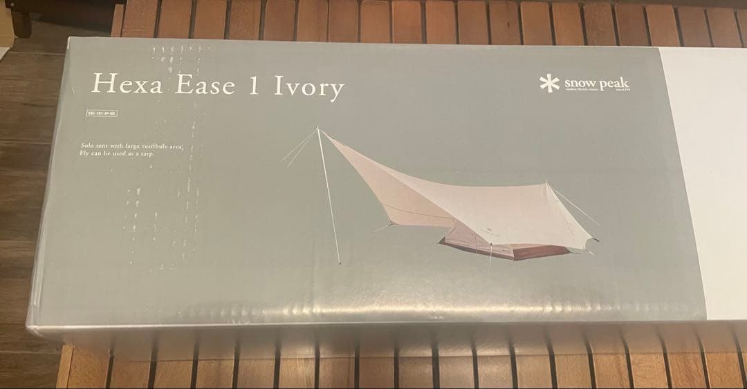 【新品未使用】スノーピーク ヘキサイーズ1 アイボリー グランドシートセット