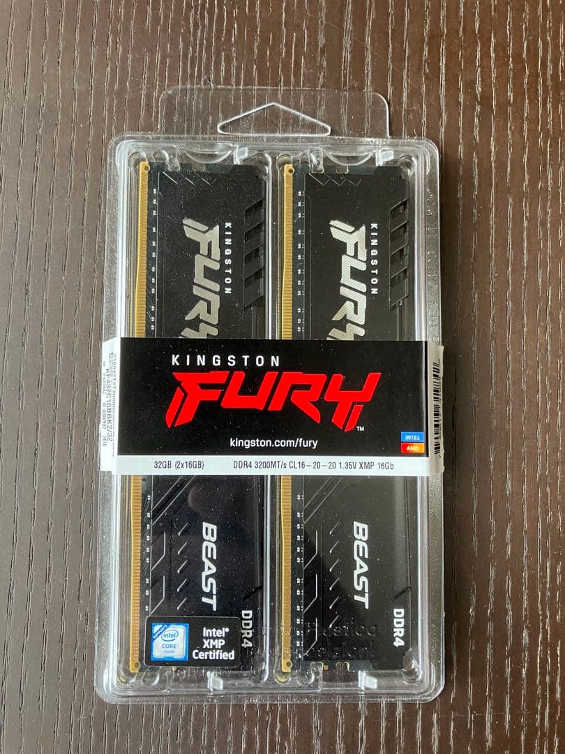 Kingston FURY - Beast DDR4 32GB(16GB×2枚）