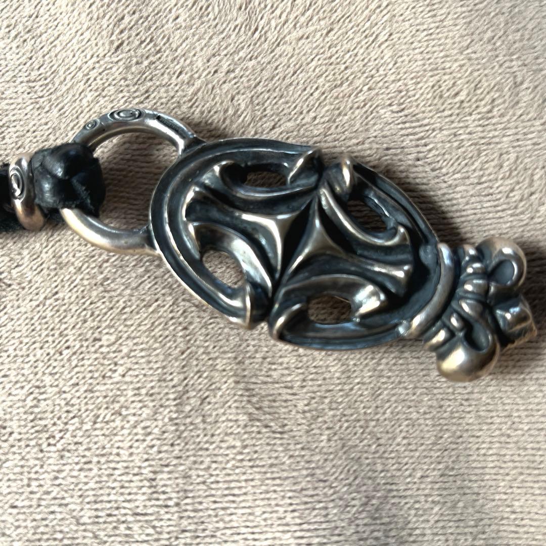 ガボール クラウンスカルプティドキーパー14スカルレザーウォレットチェーン