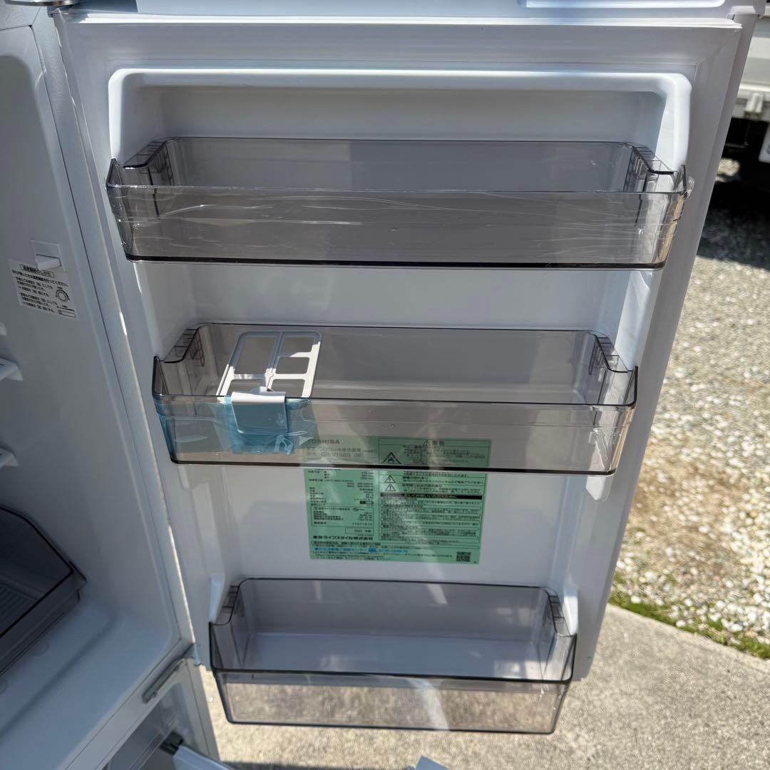TOSHIBA 冷蔵庫 153L ホワイト マット GR-V15BS 極美品