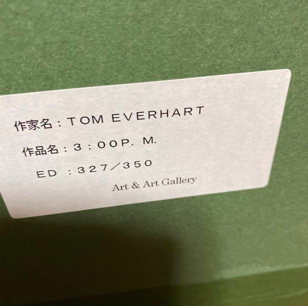 トム エバハート 3：00ＰＭ リトグラフ327/350