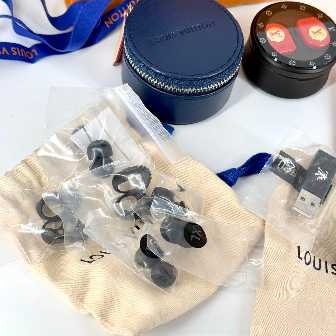 美品 ルイヴィトン ホライゾン ワイヤレス イヤホン QAB130 レッド 赤