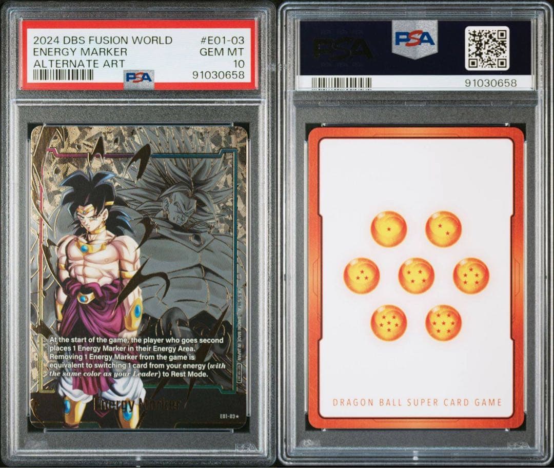 ブロリー　エナジーマーカー　psa10 英語版