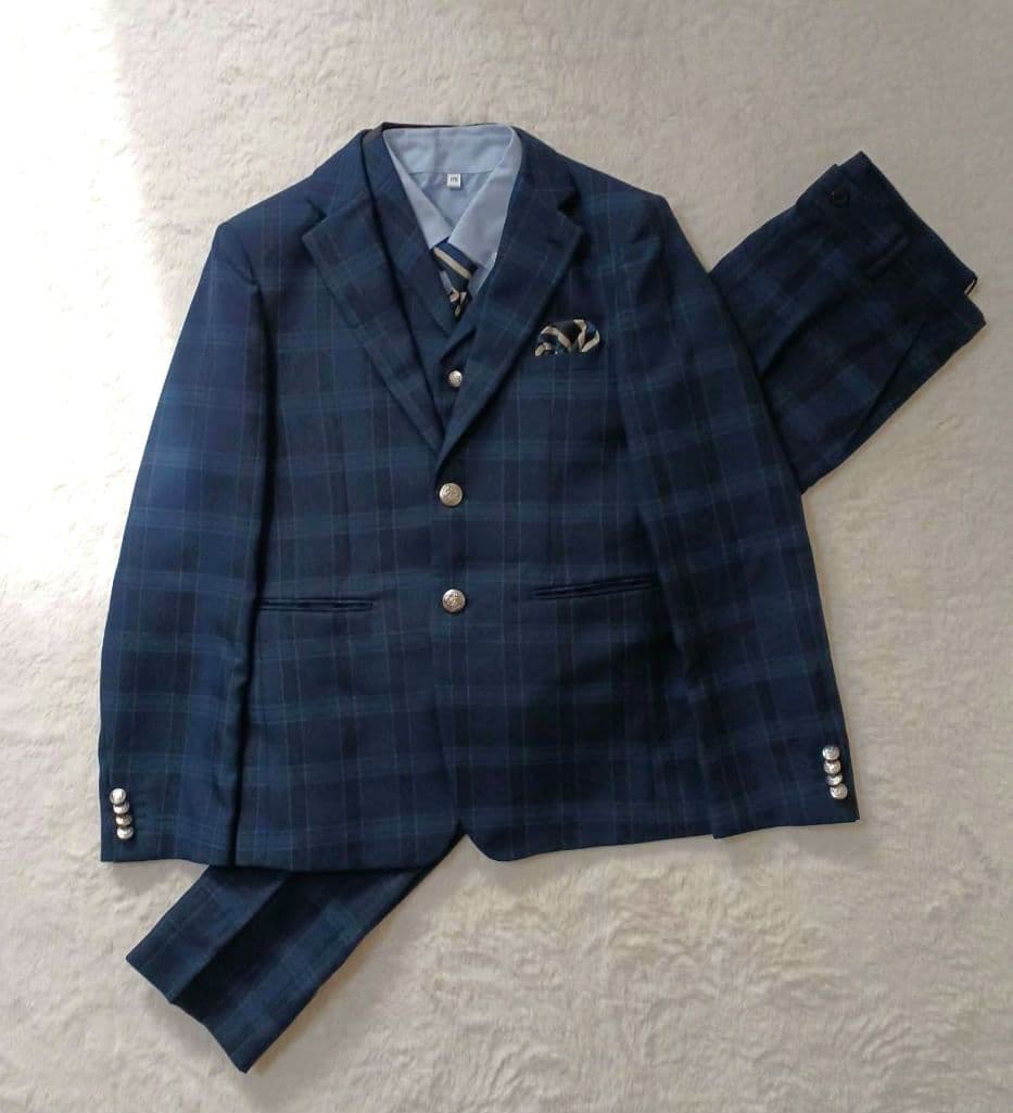 ワンダーファクトリー　フォーマルスーツ男の子卒業式　結婚式170cm 6点セット