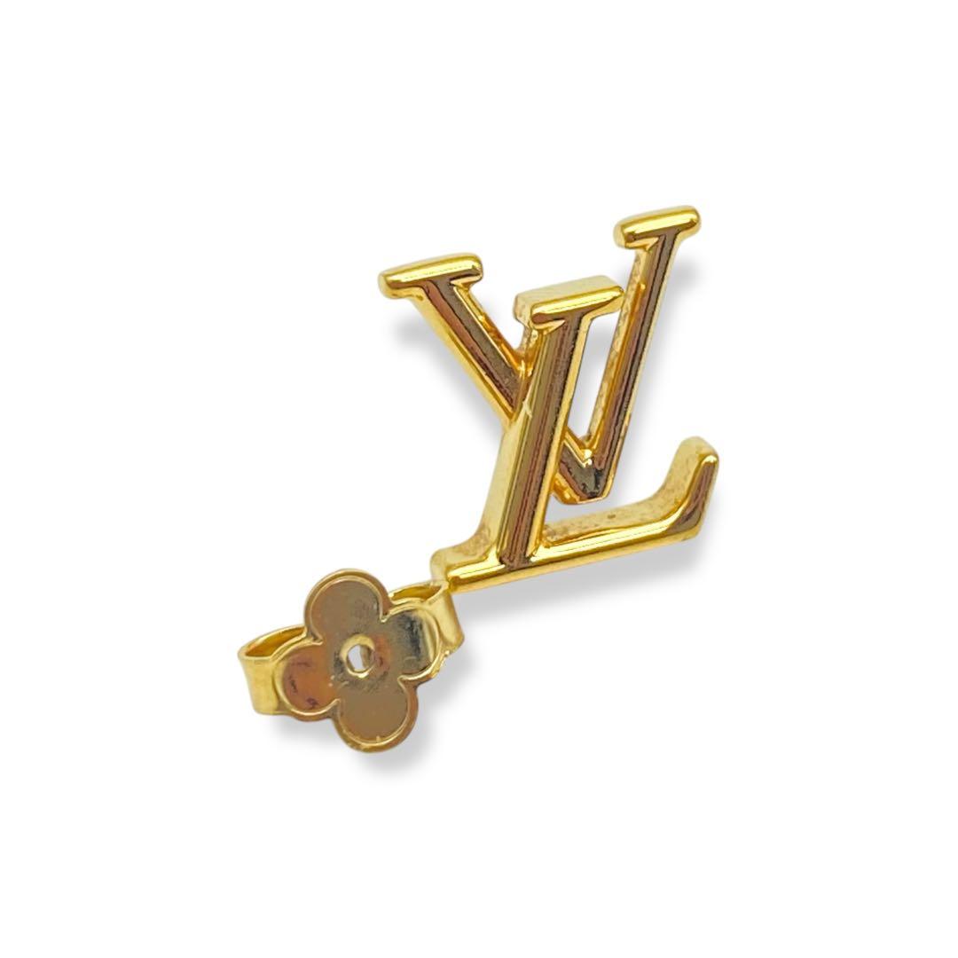 【美品】ルイヴィトン　LV モノグラム　アイコニック　ピアス　ゴールド　795