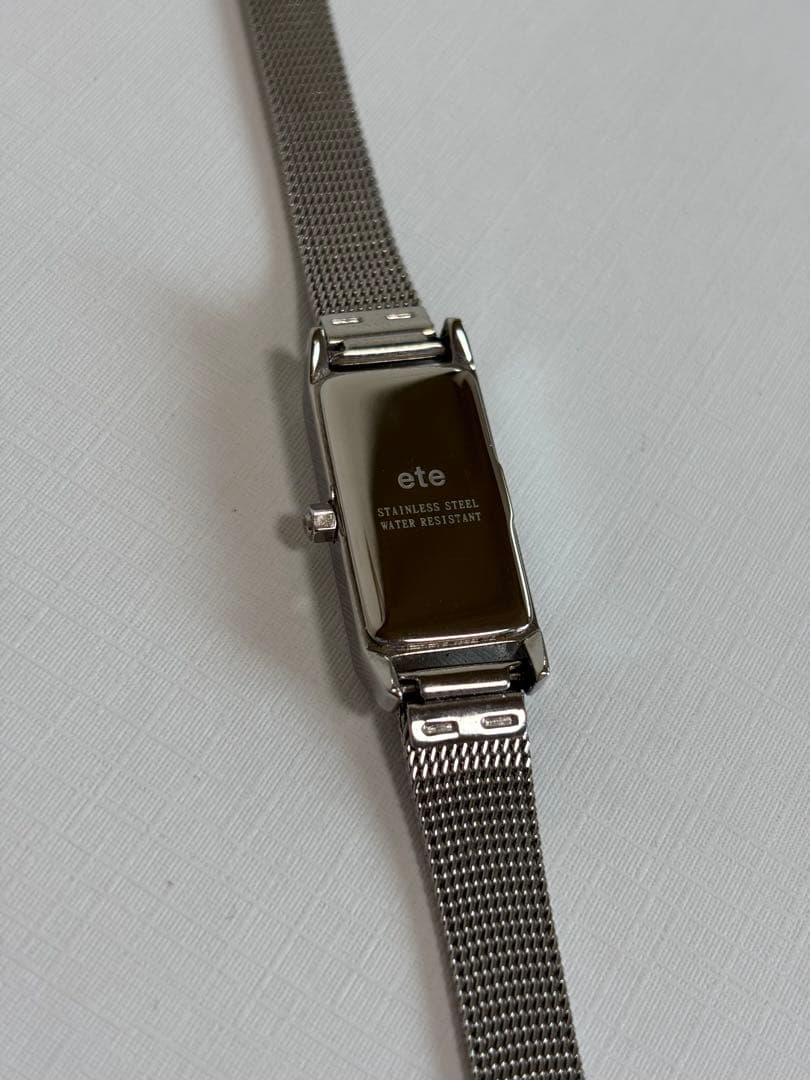 ete エテ 腕時計 シルバー 電池切れ
