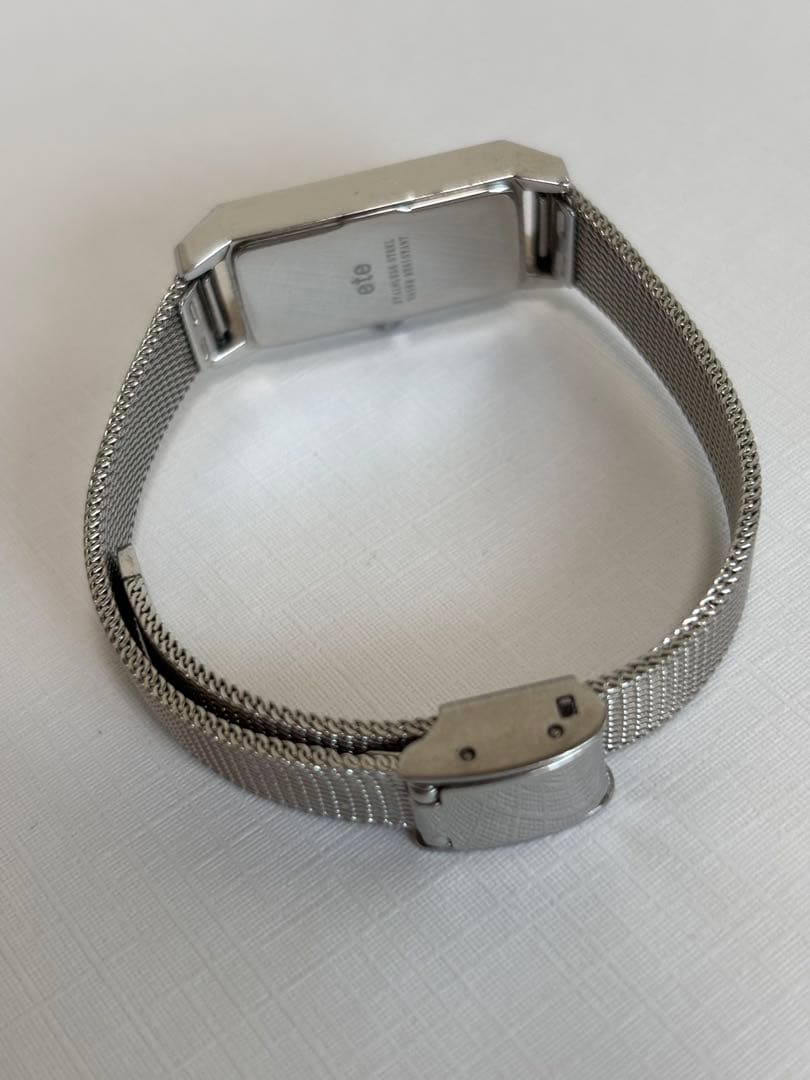 ete エテ 腕時計 シルバー 電池切れ
