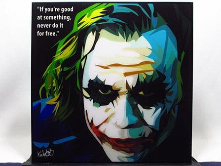 【たま・新品 No 65】ポップアート JOKER アーサー フレック