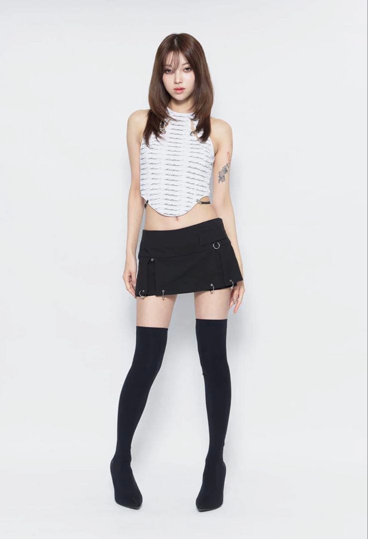 スカート theredthered S pierce skirt mini M