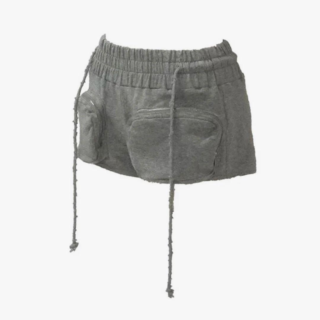 パンツ theredthread S pocket pants short / gray