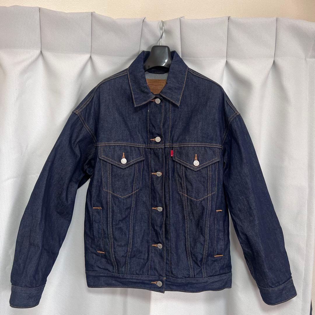 Levi’s リジットデニムジャケット インディゴ 美品 XXS オーバーサイズ