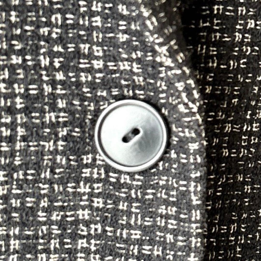 美品✨マックスマーラ テーラード ウール ツイード ジャケット 黒 白 40 L