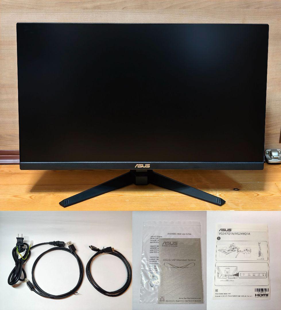 ASUS 165hz TUF Gaming VG249Q1A ゲーミングモニター