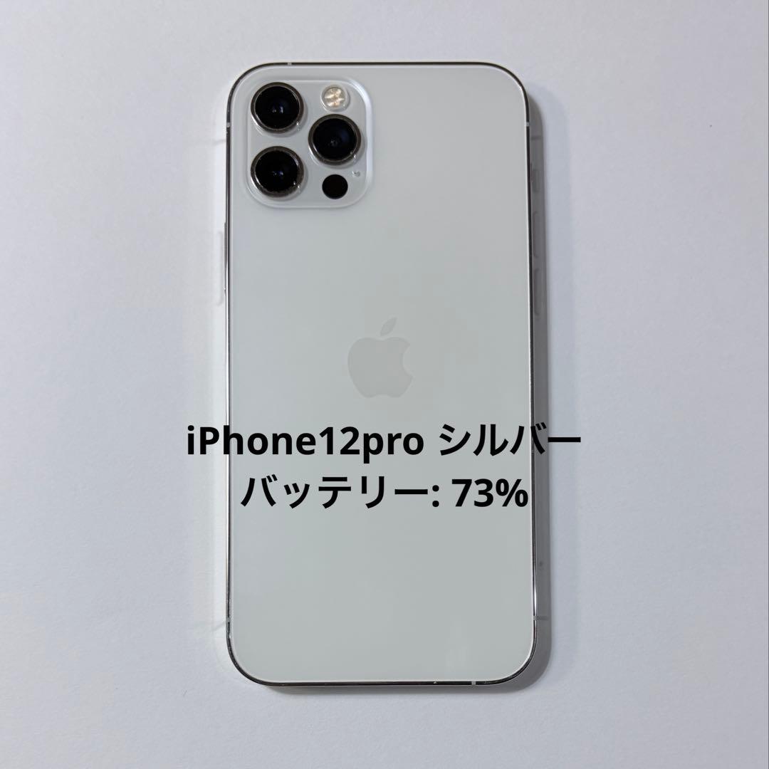 Apple iPhone 12pro シルバー本体　128GB