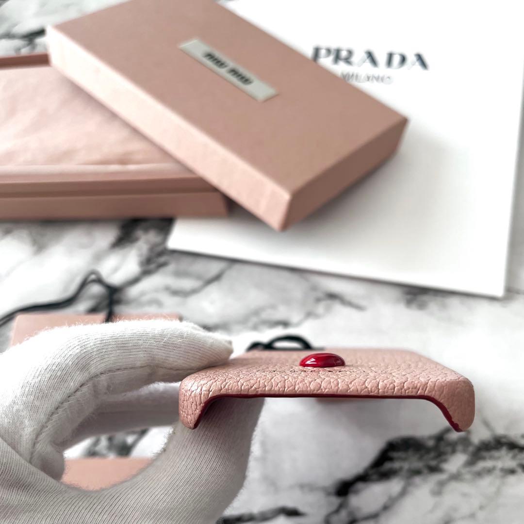 【新品未使用】miumiu iPhone12mini ケース　ミュウミュウ