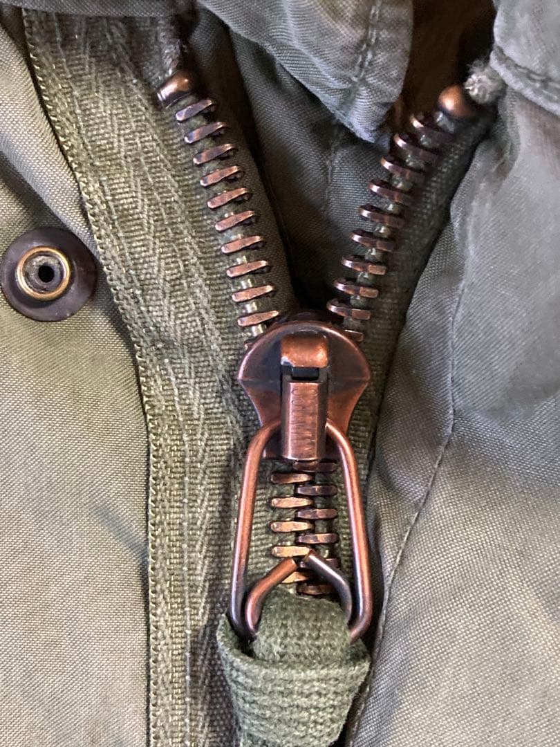 M65フィッシュテールパーカー 黒ジップ　ライナー付USED 1972年製　S