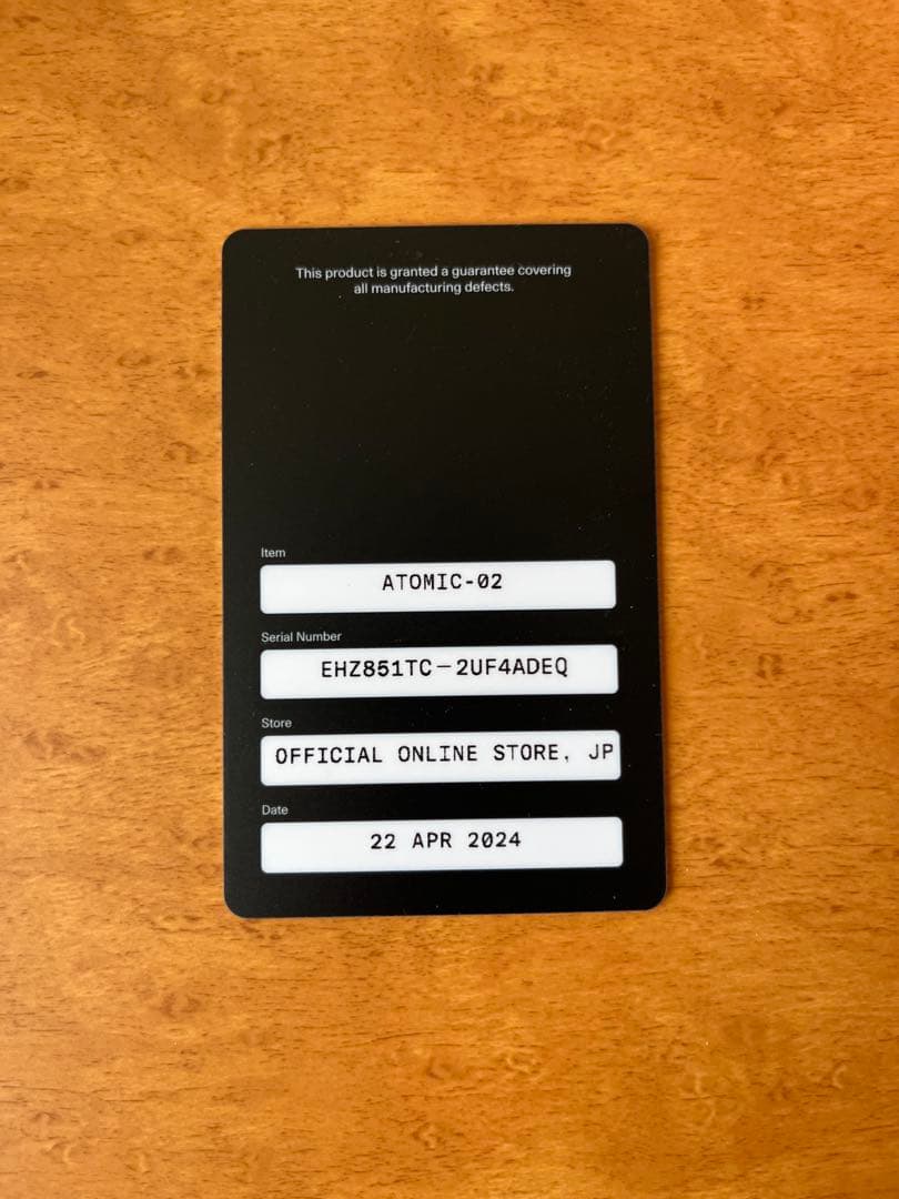 Gentle Monster atomic02 クリアレンズ