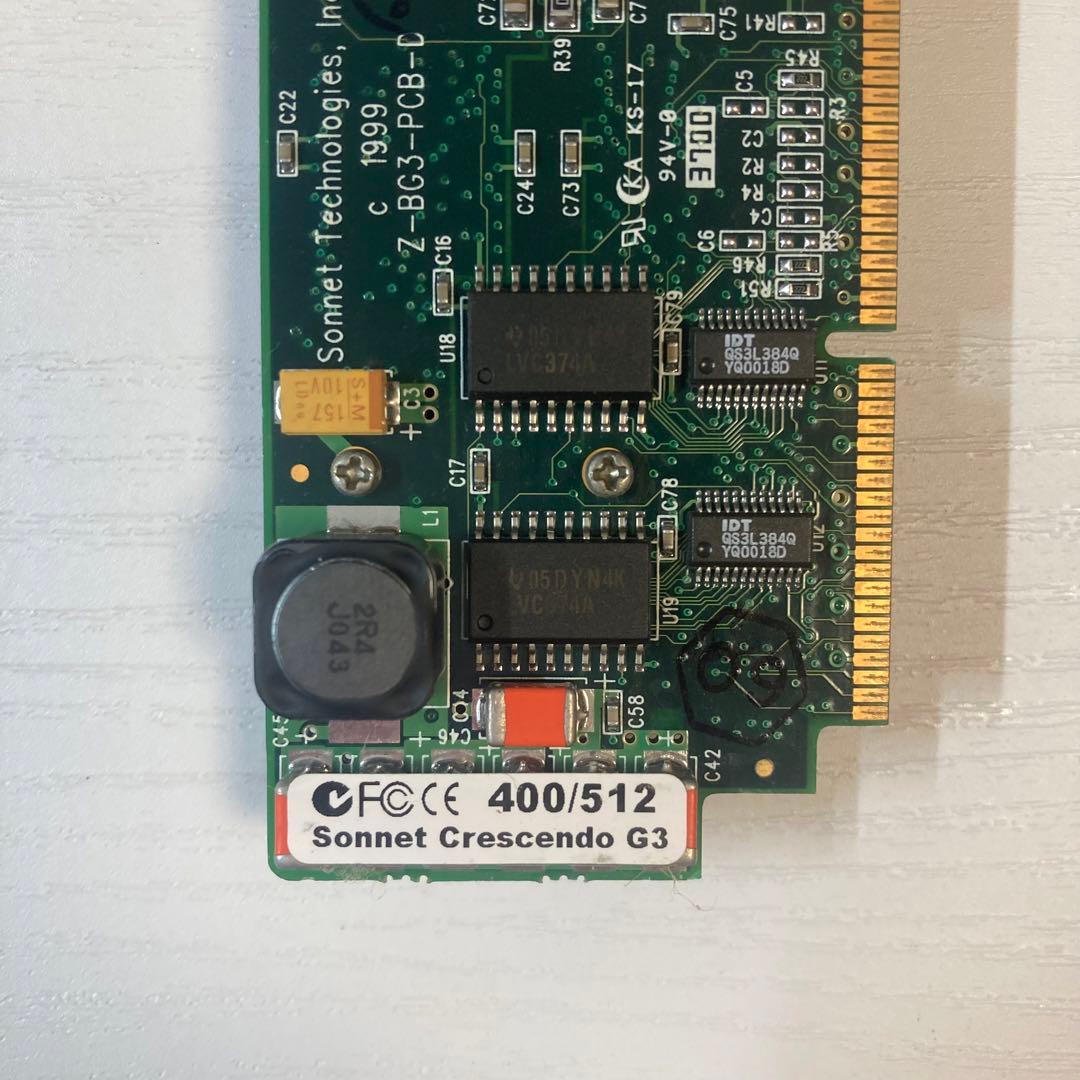 Macデスクトップ Sonnet Crescendo G3/L2 400/512 Macintosh