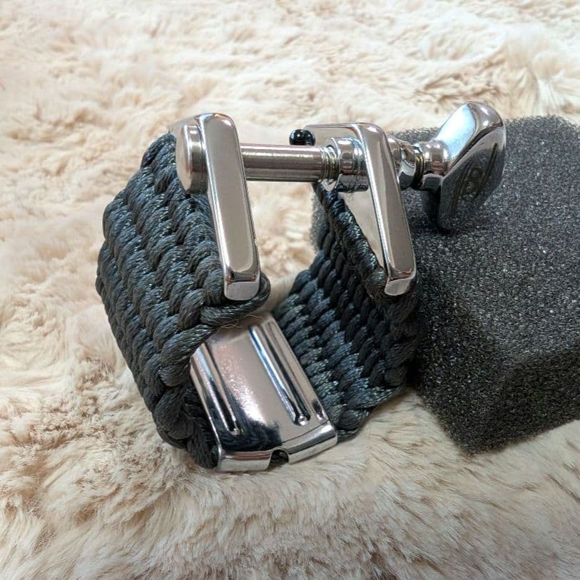 管楽器・吹奏楽器 Bambu NOVA Ligature Graphite Gray Tenor