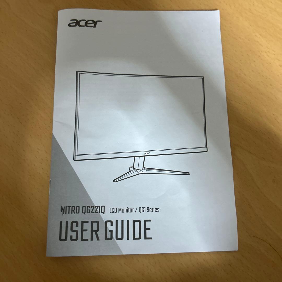 acer モニター 本体 ブラック　値下げ交渉可