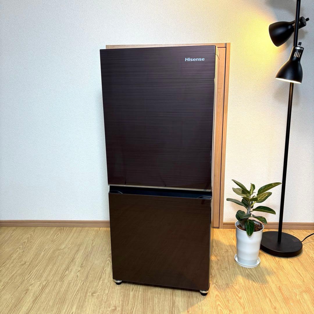 2023年式 冷蔵庫 一人暮らし 単身用 小型 無料保証付き ガラスドア 美品