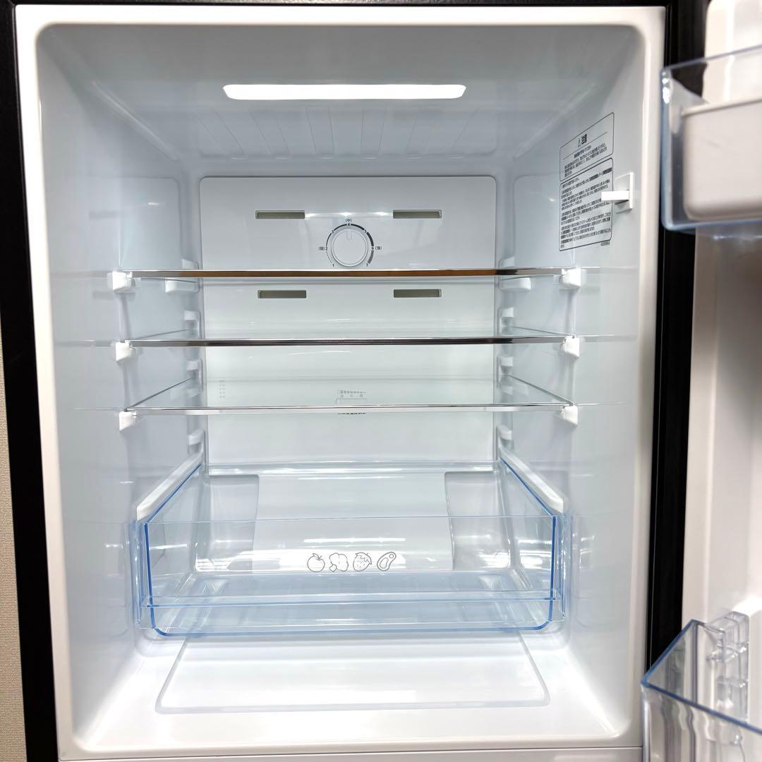 2023年式 冷蔵庫 一人暮らし 単身用 小型 無料保証付き ガラスドア 美品